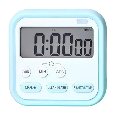Digital Timer Clock with LCD Display