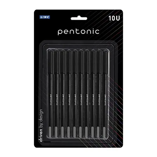 Pentonic Ball Pen Set of 10 | Black INK