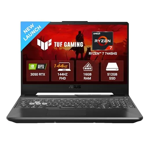 ASUS TUF A15, AMD Ryzen 7 ,RTX 3050-4GB, 16GB