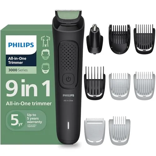 Philips Men's Trimmer | 9-in-1 All in One Grooming Kit