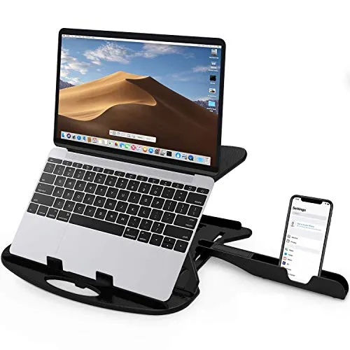 Adjustable Laptop Tabletop Stand Riser Ventilated Portable Foldable