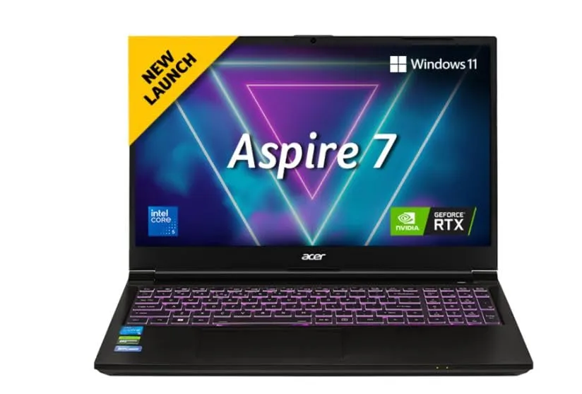 Acer Aspire 7 Intel Core 5 210H 6 GB Graphics/NVIDIA GeForce RTX 4050)