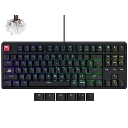 Keychron C3 Pro TKL Wired Mechanical Keyboard