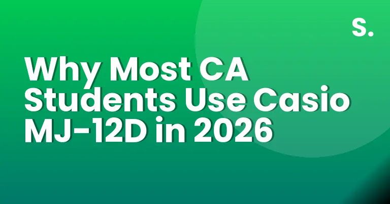 Why Most CA Students Use Casio MJ-12D in 2026