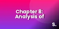 Chapter 8: Analysis of Financial Statements