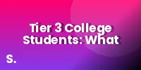 Tier 3 College Students: What You MUST Do in 1st Year to Not Stay Average