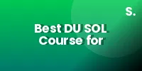 Best DU SOL Course for Government Exam Aspirants in 2026