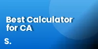 Best Calculator for CA Foundation Under ₹500